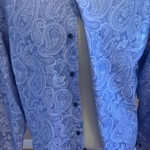 Mens button down long sleeve shirt